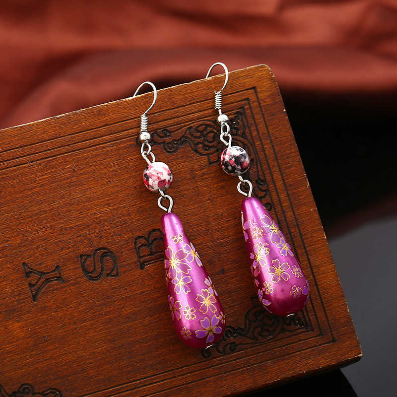 Vintage-Colorful-Flower-Earring-Cloisonne-Turquoise-Dangle-Ear-Drop-Jewelry-for-Women-1289518