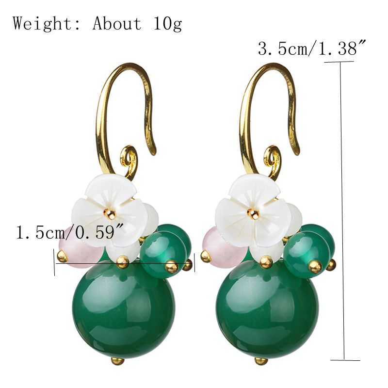 Vintage-Ear-Drop-Earrings-Green-Agate-Balls-Flower-Plant-Pendant-Earring-For-Women-1328742