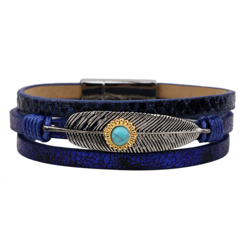 Vintage-Leather-Bangle-Bracelet-Turquoise-Feather-Wave-Multilayer-Bracelet-Ethnic-jewelry-for-Men-1368477