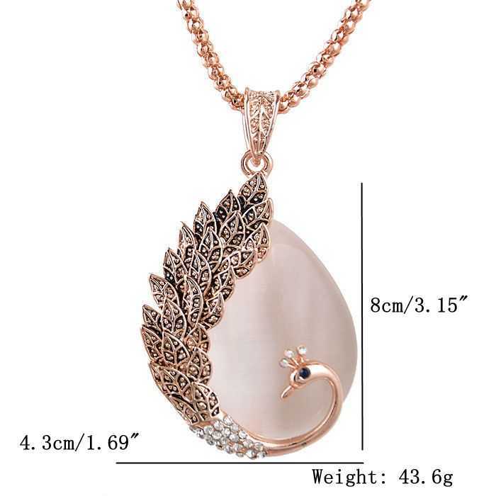 Vintage-Opal-Rhinestone-Pendant-Peacock-Feather-Necklace-Crystal-Women-Sweater-Chain-1230508