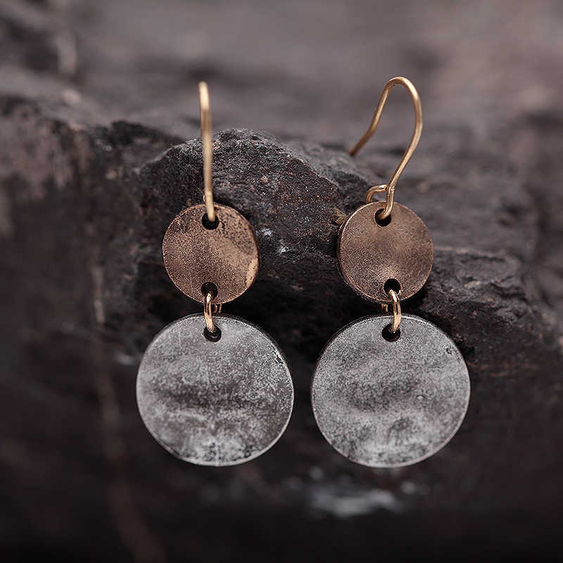 Vintage-Simple-Circle-Wafer-Rugged-Bronze-Ear-Drop-Jewelry-for-Women-1141681