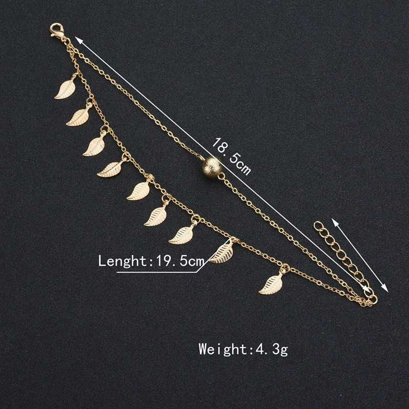 Vintage-Tassels-Leaves-Anklets-Alloy-Round-Bead-Double-Layer-Women-Anklet-1385520