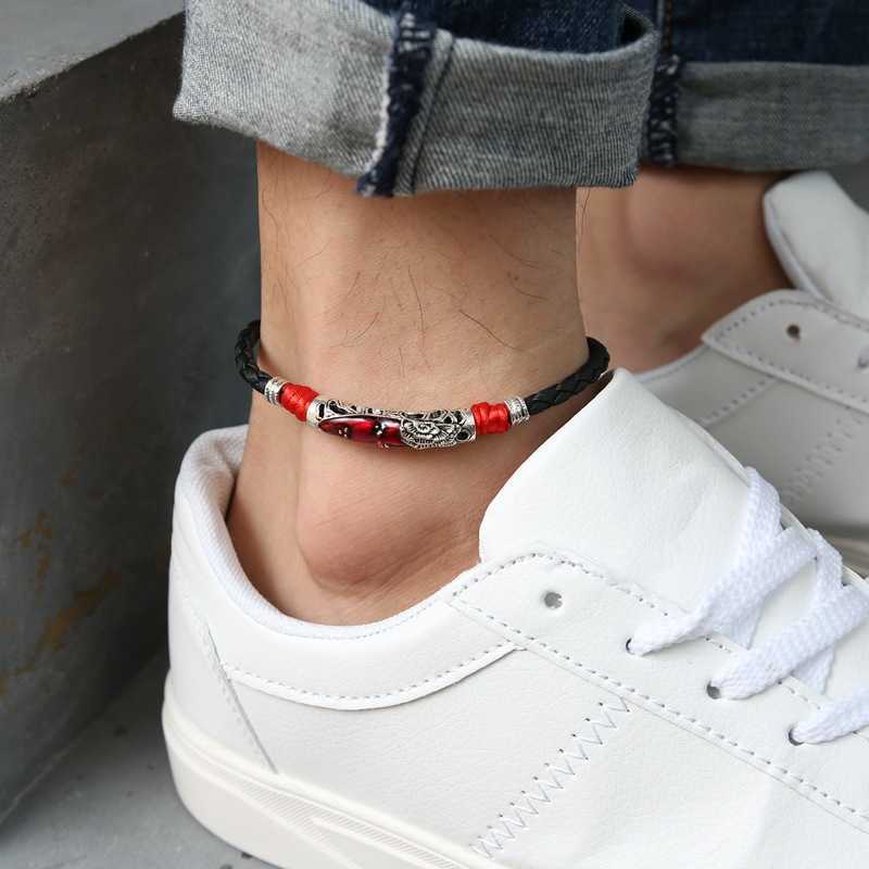 Vintage-Unisex-Ankle-Bracelets-Lucky-Red-Rope-Ethnic-Adjustable-Anklet-Beach-Barefoot-Jewelry-1294108