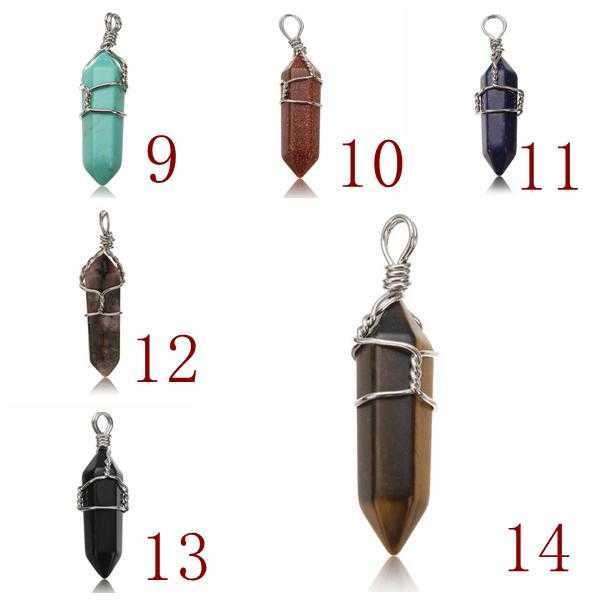 Wire-Wrapped-Hexagonal-Pendulum-Gemstone-Column-Quartz-Pendant-Charm-986254