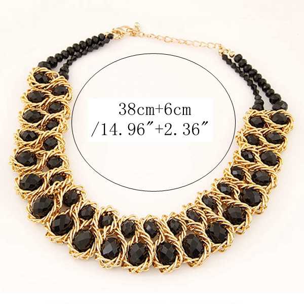 Women-Multicolor-Crystal-Charm-Gold-Exaggerated-Bib-statement-Necklace-Jewelry-Gift-1222401