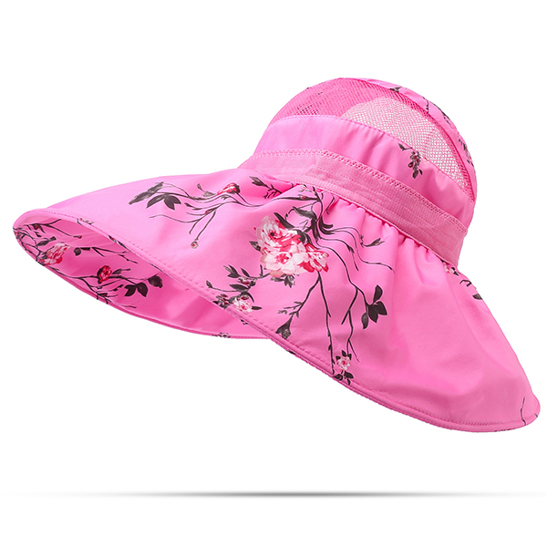 Women-Summer-Wide-Brim-Sunscreen-Hats-Foldable-Mesh-Breathable-Sun-Hat-1274821