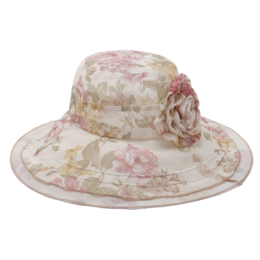 Women-Summer-Wide-Brim-UV-Protection-Bucket-Hat-Beach-Visor-Sun-Cap-UPF-50-1294219