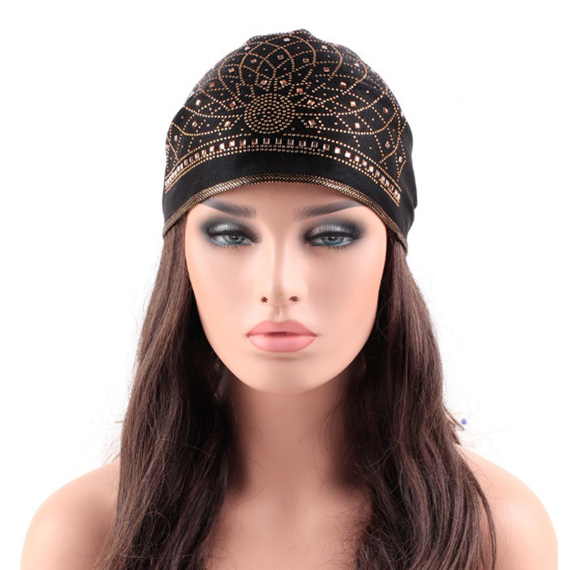 Women-Velvet-Ethnic-Style-Breathable-Side-Flower-Turban-Cap-Flexible-Headband-1435156