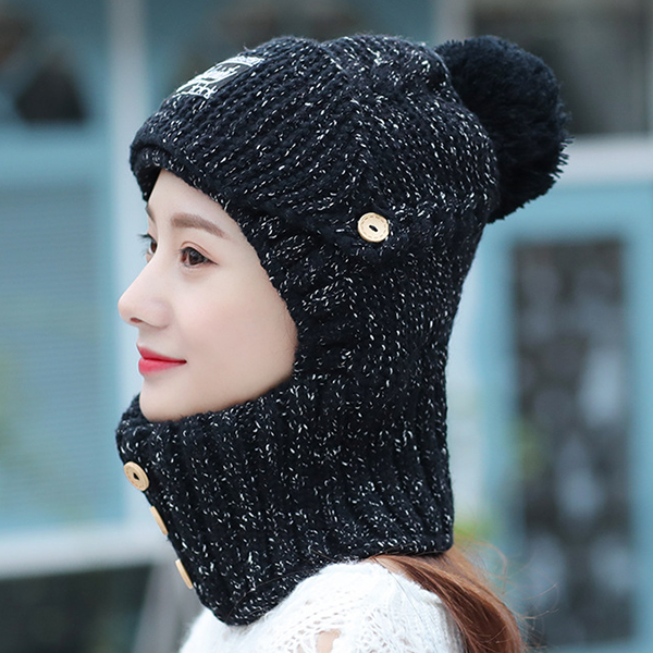 Women-Windproof-Thicken-Knit-Hat-Scarf-Face-Mask-Set-Vintage-Earmuffs-Beanie-Cap-1240248