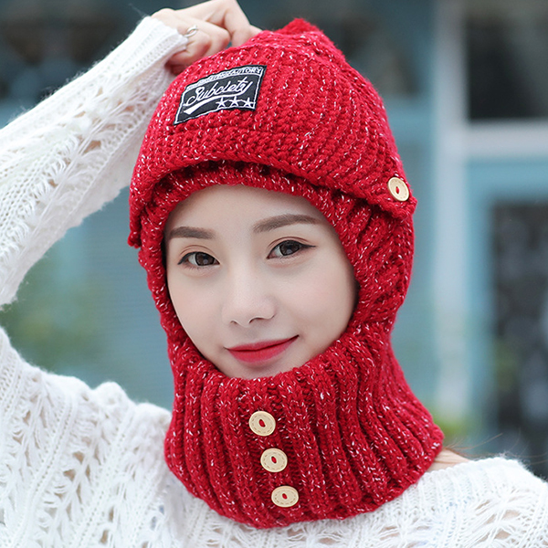 Women-Windproof-Thicken-Knit-Hat-Scarf-Face-Mask-Set-Vintage-Earmuffs-Beanie-Cap-1240248