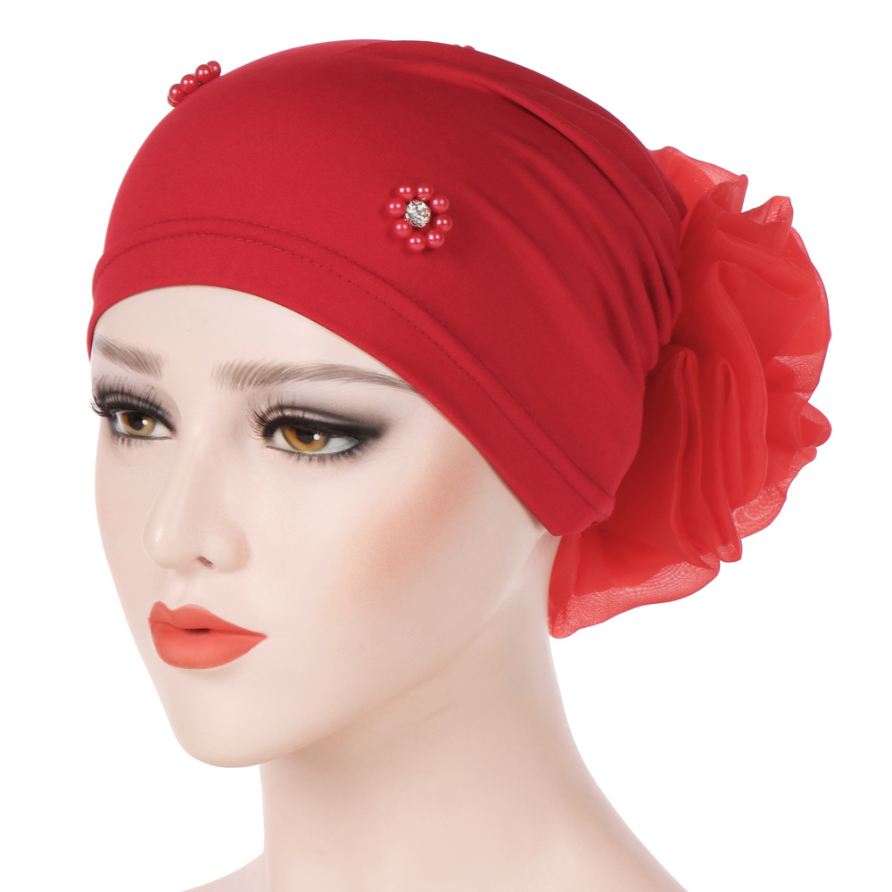 Women-Winter-Cotton-Earmuffs-Muslin-Chemical-Turban-Cap-Outdoor-Flexible-Rhinestone-Beanie-Hat-1367585