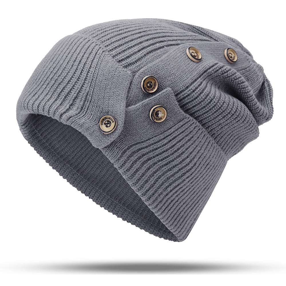 Women-Winter-Warm-Button-Ski-Knit-Beanie-Hat-Thicken-Windproof-Earmuffs-Skull-Cap-1385095