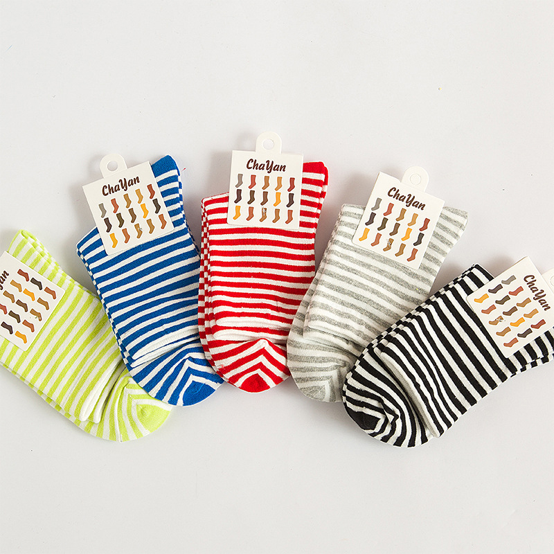 Women-Winter-Warm-Cotton-Striped-Tube-Socks-Outdoor-Deodorization-Durable-Ankle-Sock-1360687