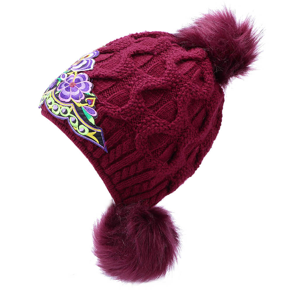 Women-Winter-Warm-Floral-Embroidered-Knit-Beanie-Hat-Outdoor-Earmuffs-Skullcap-1394377