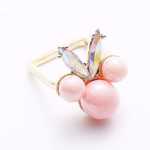 Womens-Balancing-Style-Cute-Ring-Pink-Pearl-Rhinestone-Ring-Clothing-Accessories-1087979