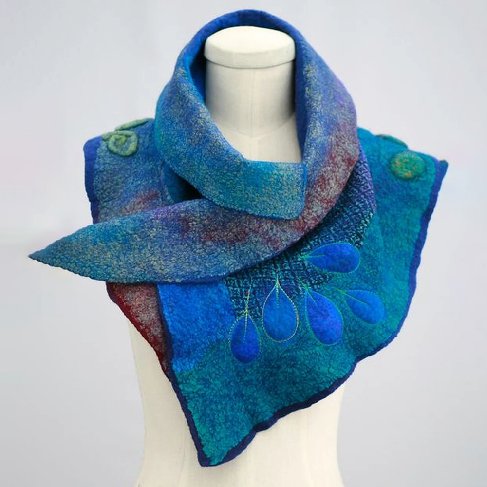 Womens-Color-Block-Cotton-Blend-Casual-Scarves-amp-Shawls-Scarf-1565377