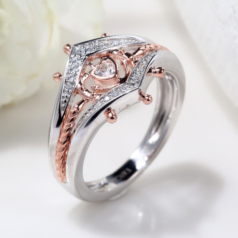 Womens-Engagement-Cubic-Zirconia-Stackable-Ring-Helm-Heart-Charm-White-Gold-Rose-Gold-Finger-Ring-1289932