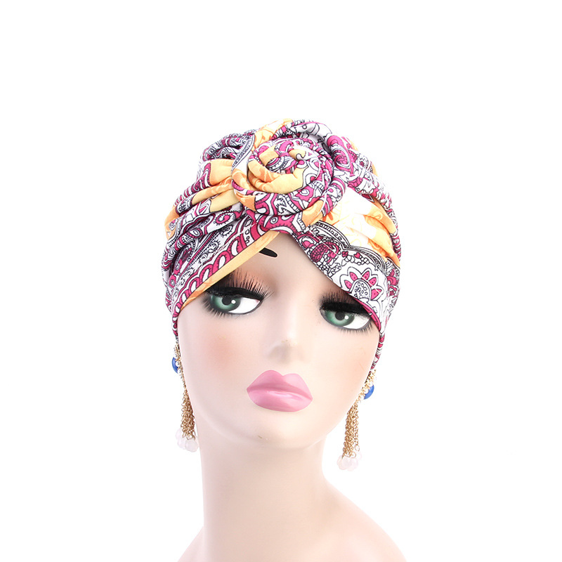 Womens-Ethnic-Forehead-Circle-Knot-Headscarf-Fashion-Turban-Cap-1370786