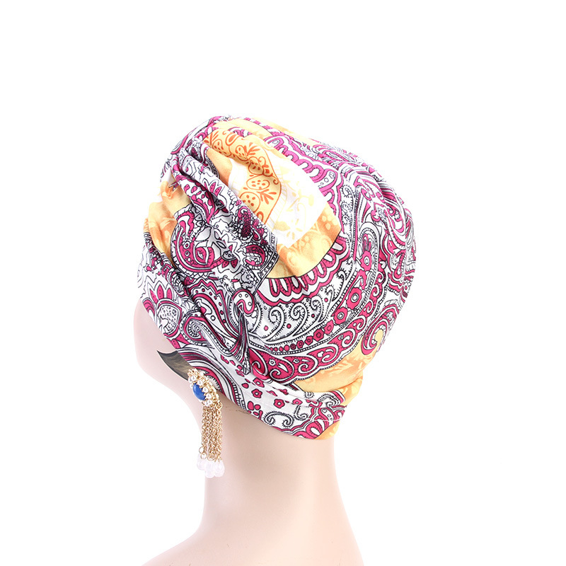 Womens-Ethnic-Forehead-Circle-Knot-Headscarf-Fashion-Turban-Cap-1370786