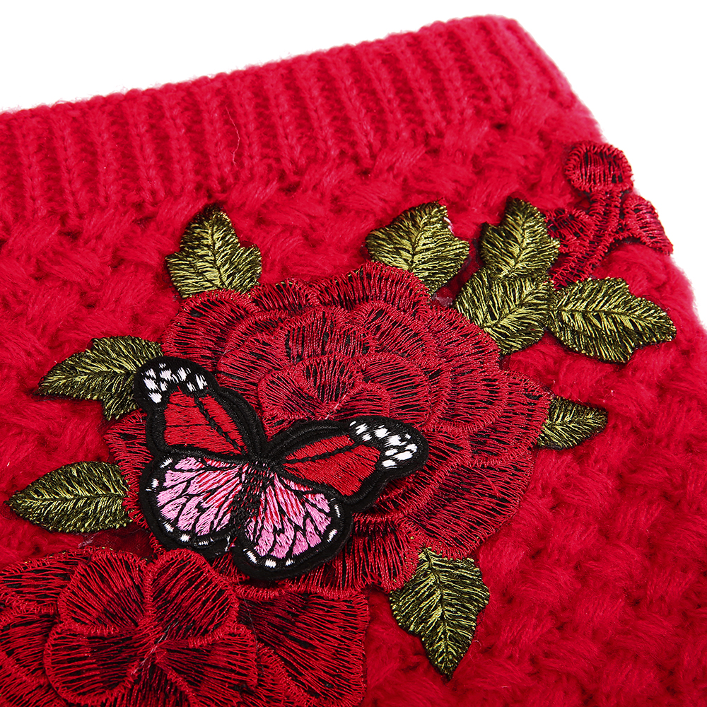 Womens-Ethnic-Red-Peony-Embroidery-Hair-Band-Cap-Scarf-Warm-Knitted-Ponytail-Headband-Hat-1396155