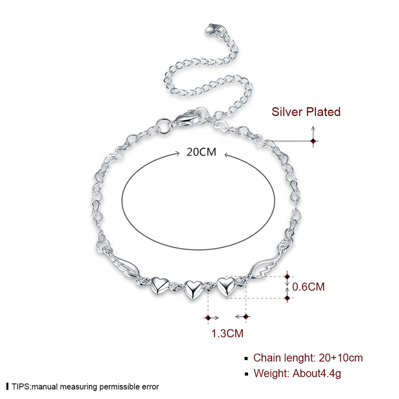 YUEYIN-925-Silver-Plated-Anklet-Bracelet-Sweet-Heart-Hollow-Wings-Best-Love-Gift-Jewelry-for-Women-1167344