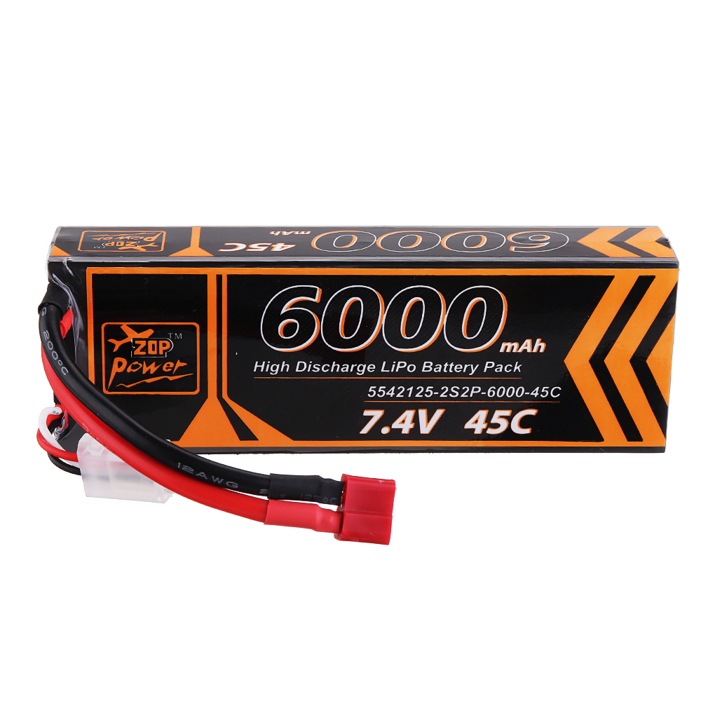 ZOP-Power-74V-6000mAh-45C-2S-Lipo-Battery-T-Plug-for-HPI-18-RC-Car-1552664