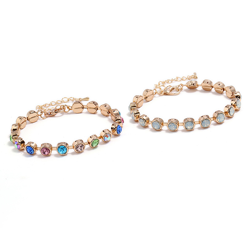 Zinc-Alloy-Colorful-Rhinestone-Beads-Bracelet-Classic-Women-Rose-Gold-Bracelet-1279573