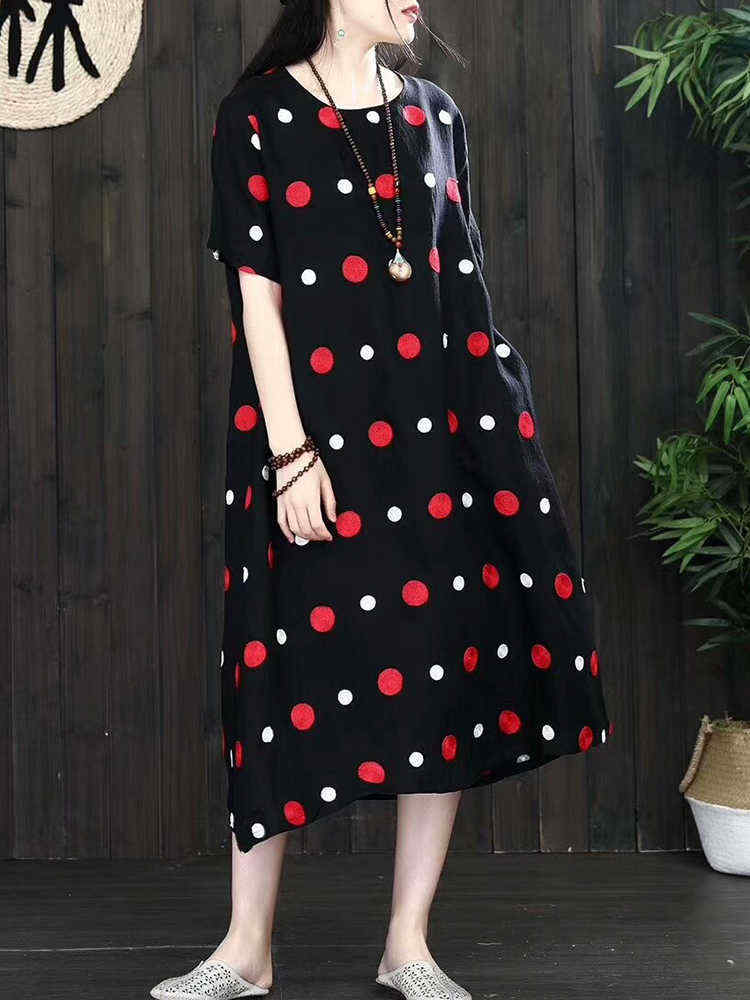 Women-Vintage-A-line-Polka-Dot-Dress-with-Pockets-1312604