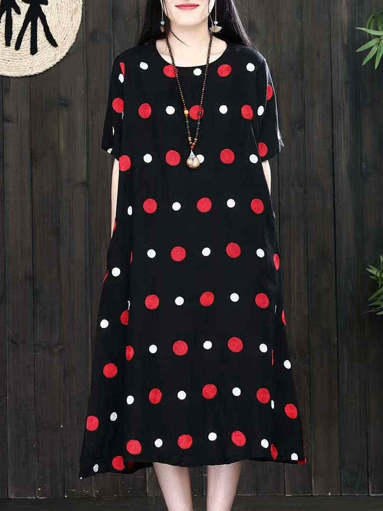 Women-Vintage-A-line-Polka-Dot-Dress-with-Pockets-1312604