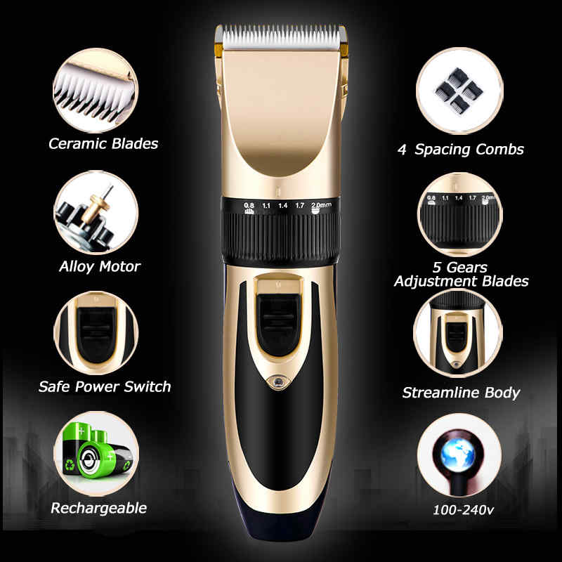 YFMreg-Rechargeable-Men-Electric-Hair-Clipper-Trimmer-Beard-Shaver-110-240V-Haircut-Ceramic-Blade-1200091