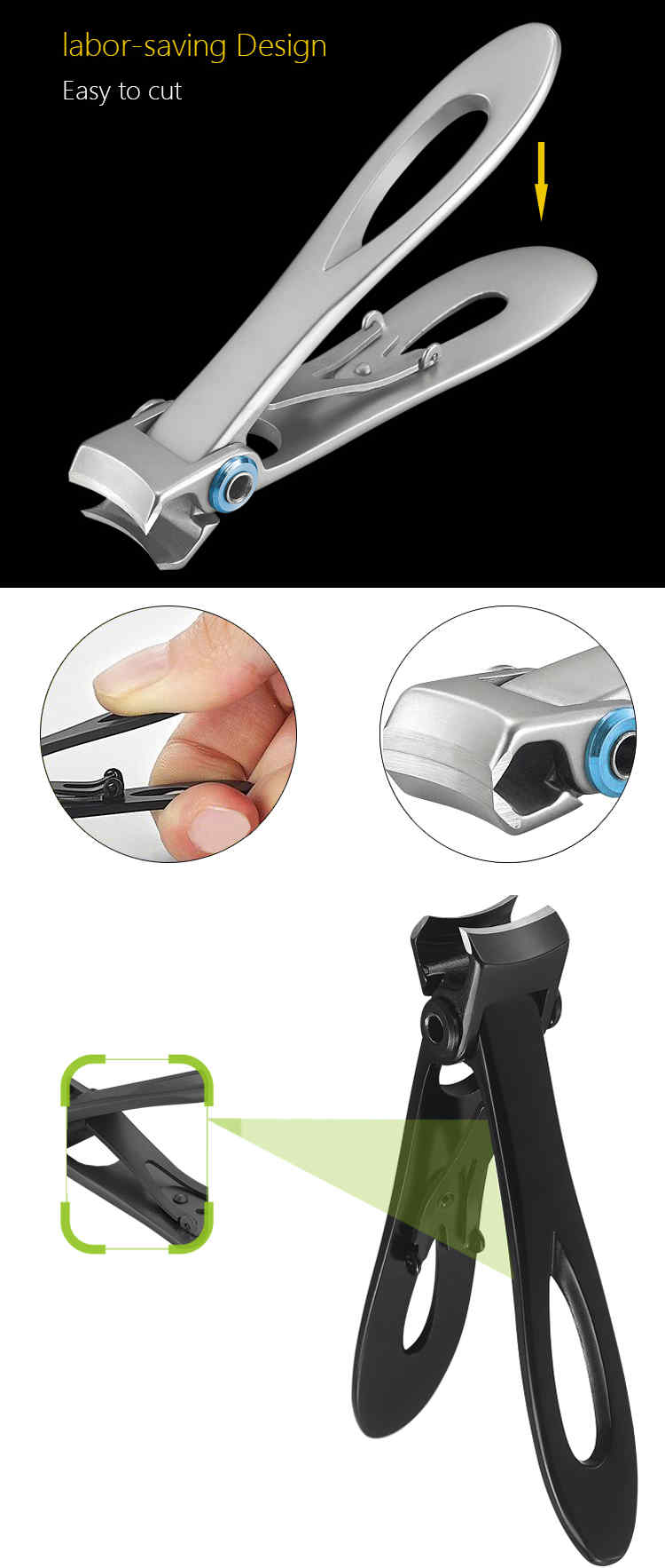 YFMreg-ZJQ-1-Dual-bend-Nail-Clipper-Finger-Toenails-Cutter-File-Pusher-Manicure-Pedicure-Tools-Kits-1272397